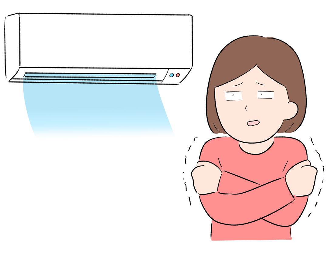 エアコン冷えで起こる首肩こり・腰痛｜まだ暑い時期こそ注意